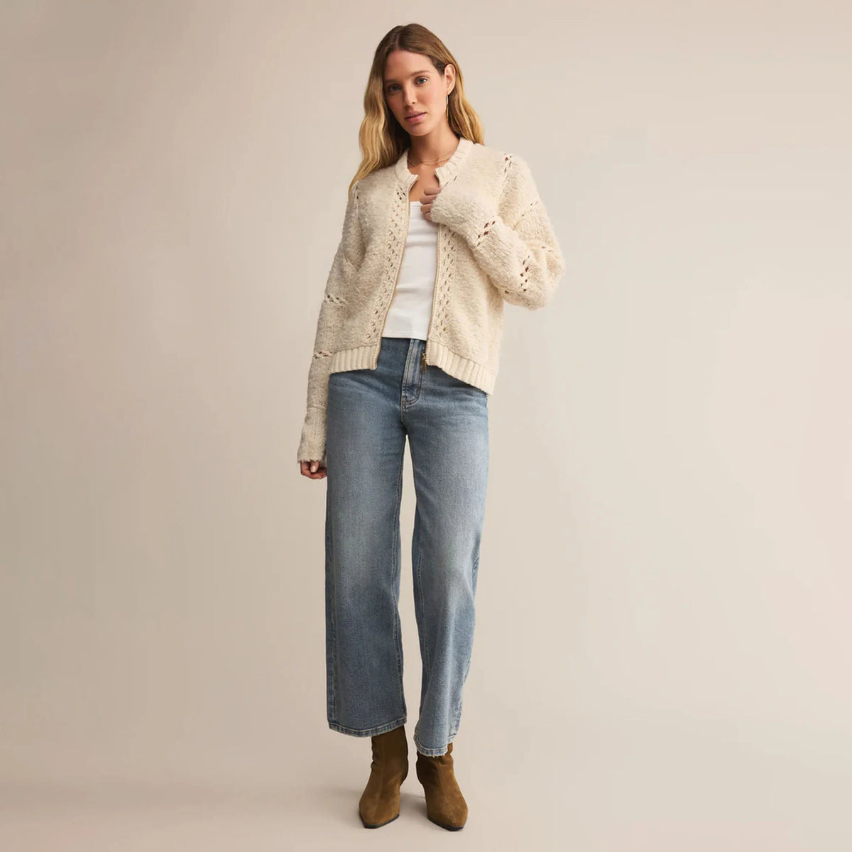 Sundance Sweater Jacket Crystal