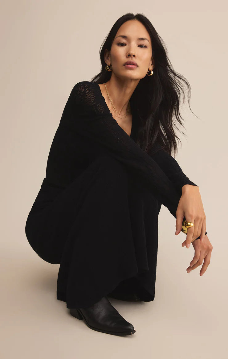 Tibi Scoop Mesh Sweater