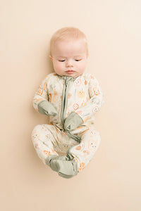 Veggie Friends Bamboo Sleeper Onesie