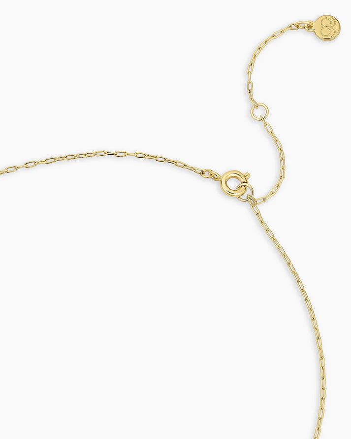 Anchor Coin Necklace - Gold