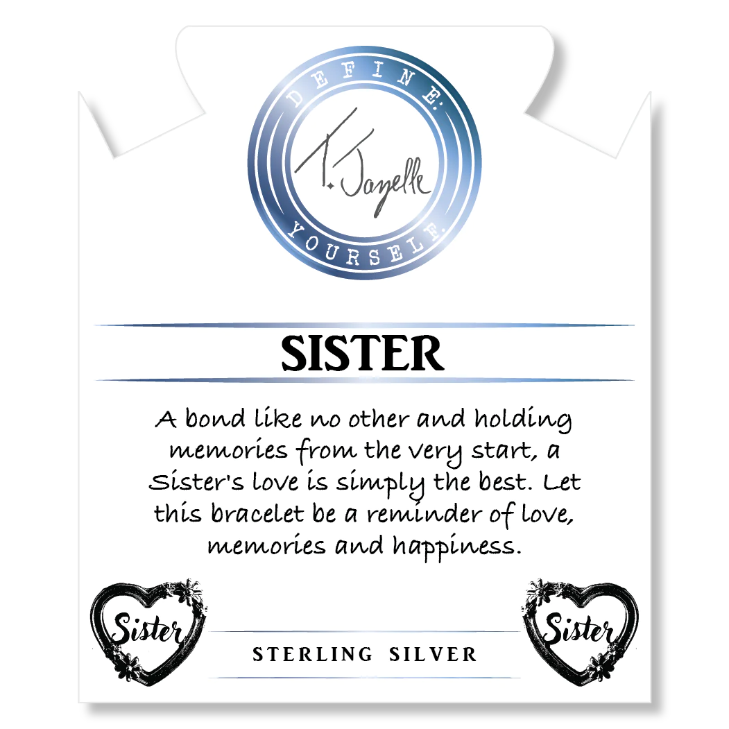 Sister Heart Australian Agate Bracelet