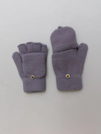 Winter Knit Convertible Fingerless Gloves