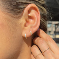 Gold Crystal Huggies