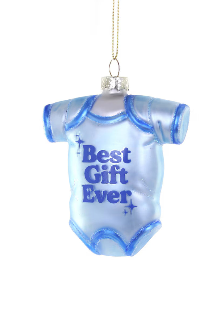 Best Gift Ever Blue Ornament