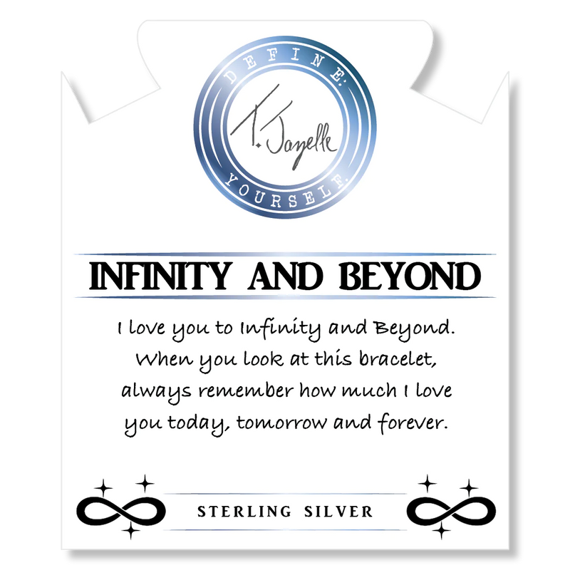 Infinity and Beyond Blue Quartzite Bracelet