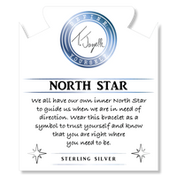 North Star White Opal Blue Quartzite Bracelet