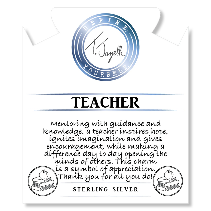 Teacher Blue Quartzite Bracelet