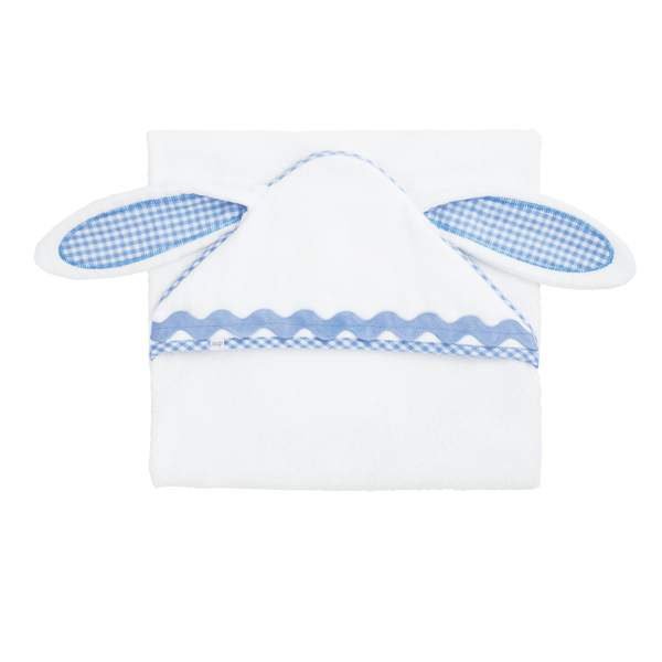 Blue Bunny Hooded Towel