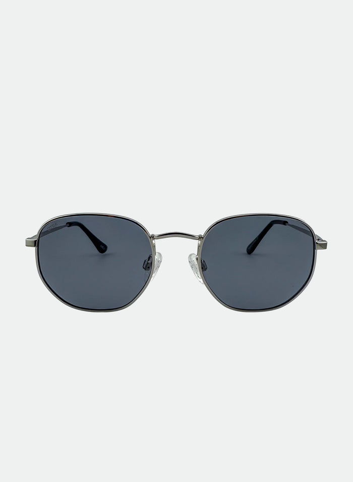 Bowie Silver-Smoke Sunglasses