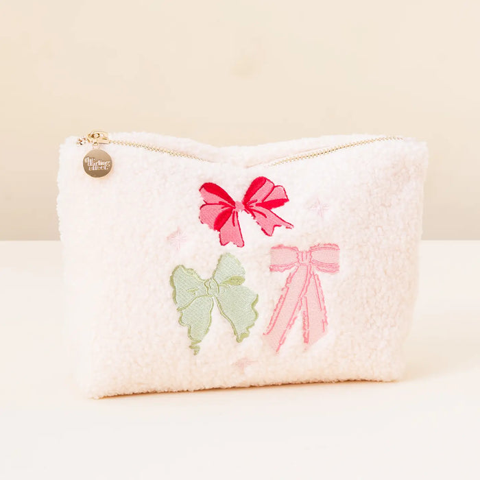 Teddy Pouch Bow Affair