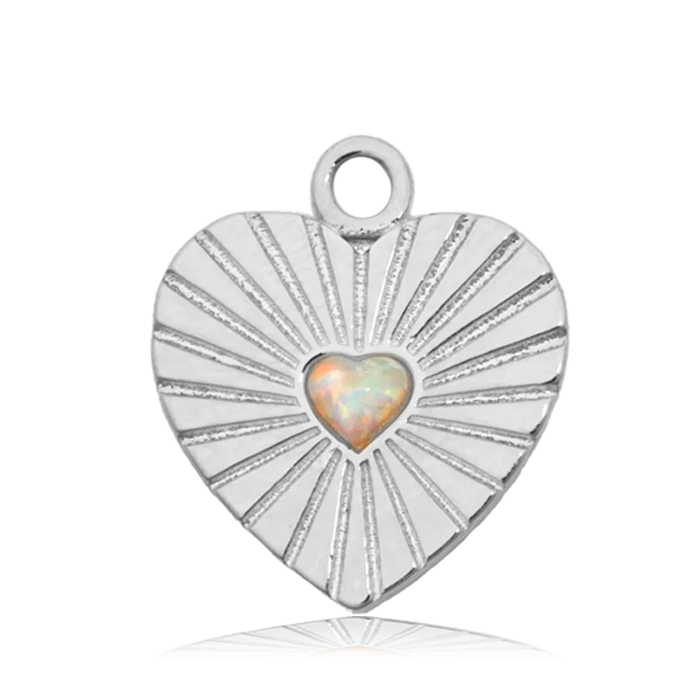 Heart Opal Celestine Bracelet
