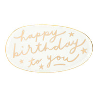 Ceramic Platter Happy Birthday To You