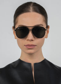 Charlie Black-Smoke Sunglasses