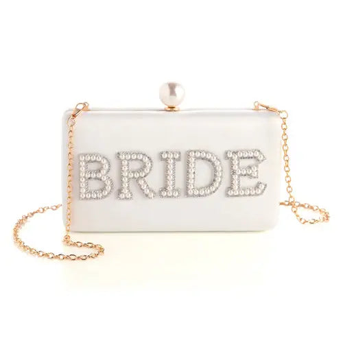 Bride Pearl Minaudiere Bag