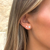 Emily Studs- Round Cut