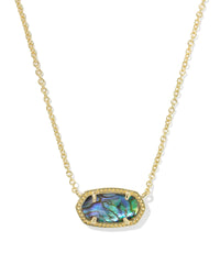 Elisa Pendant Necklace in Abalone Shell