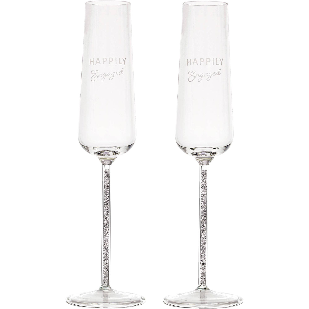 Engaged Toasting Flute Set
