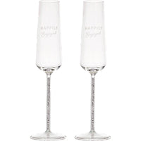 Engaged Toasting Flute Set