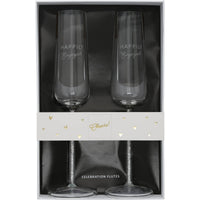 Engaged Toasting Flute Set