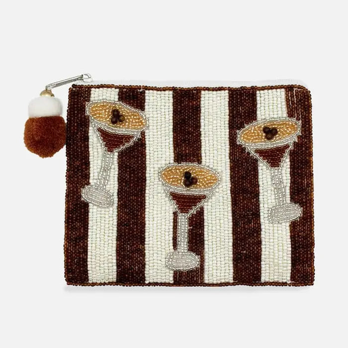 Espresso Martini Beaded Pouch