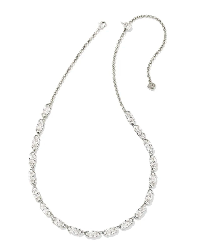 Silver Genevieve Strand Necklace