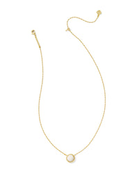 Volleyball Pendant Gold Necklace