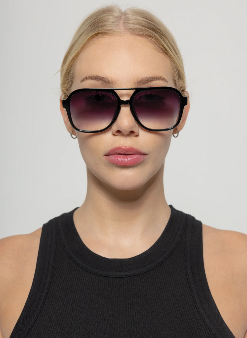 Kori Black-Smoke Fade Sunglasses