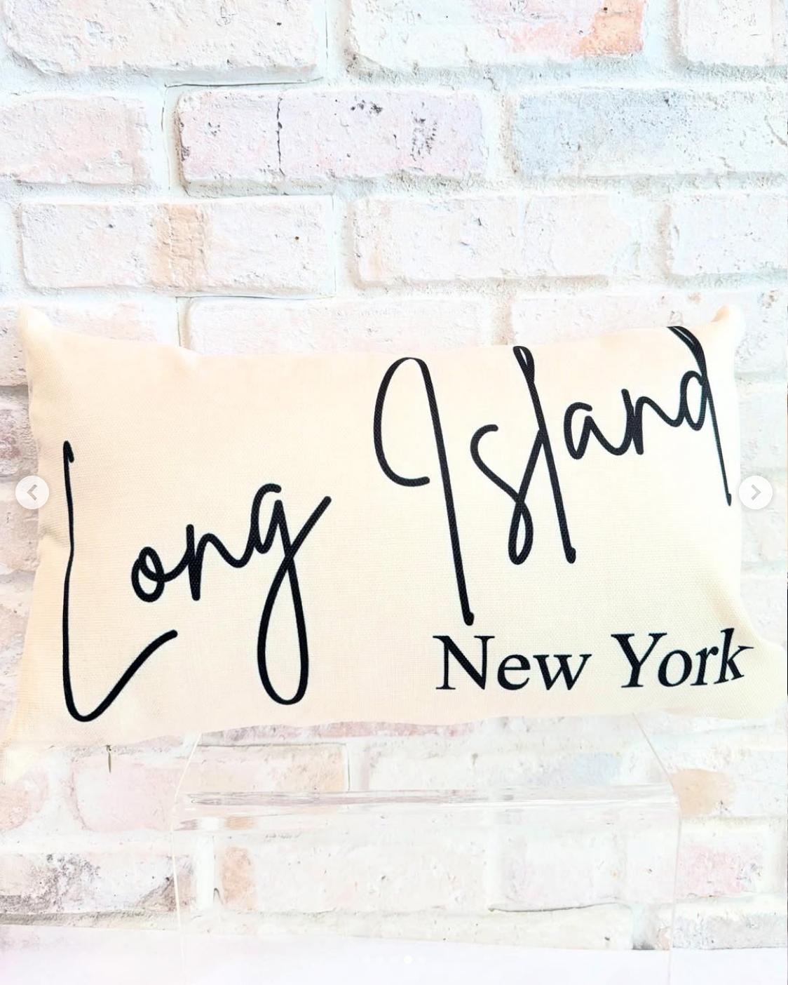Long Island Towns Pillow