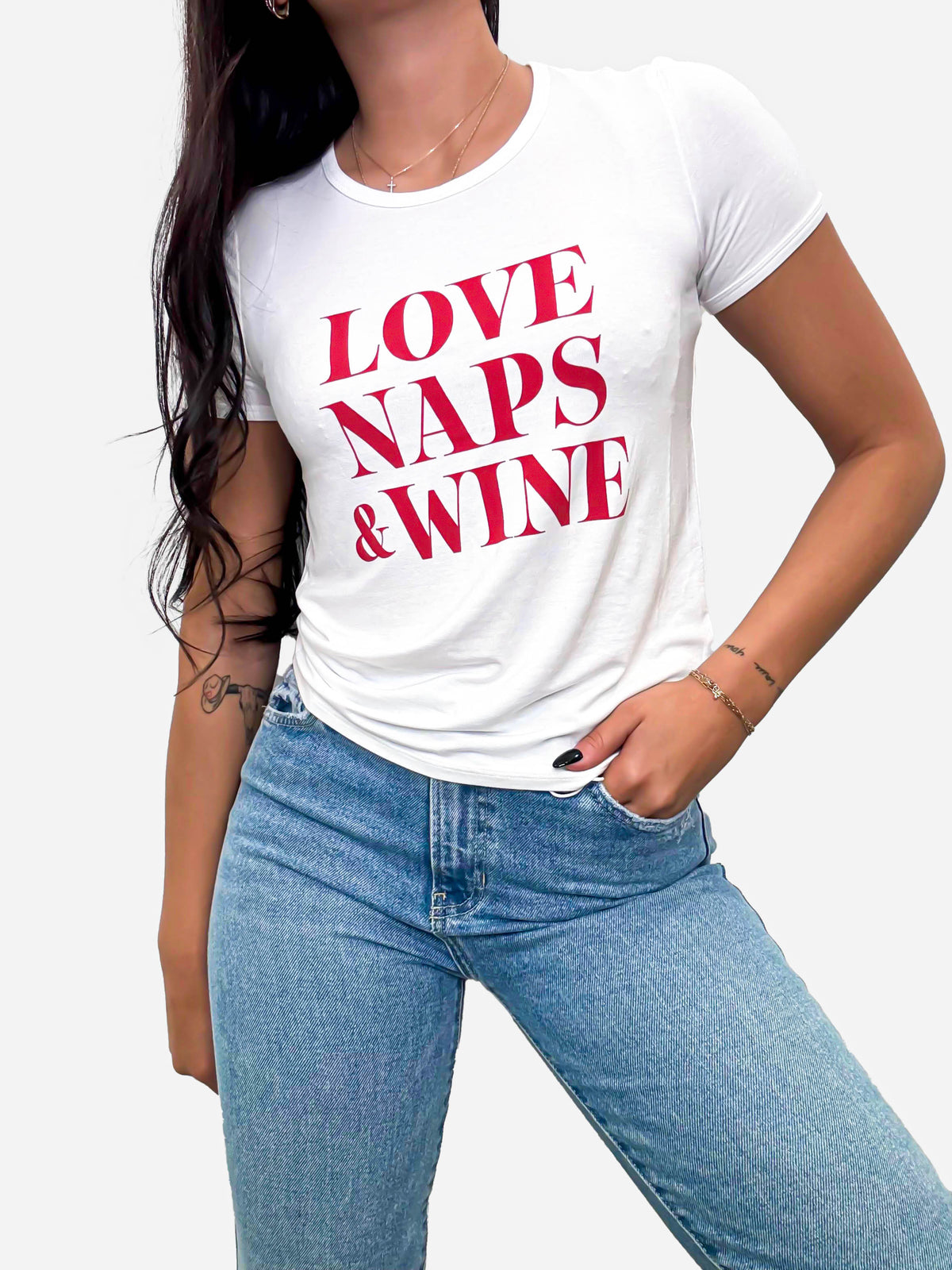 Love Naps Wine Tee