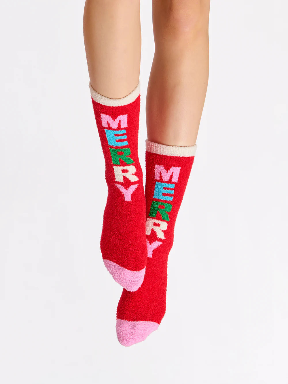 Merry Socks Red
