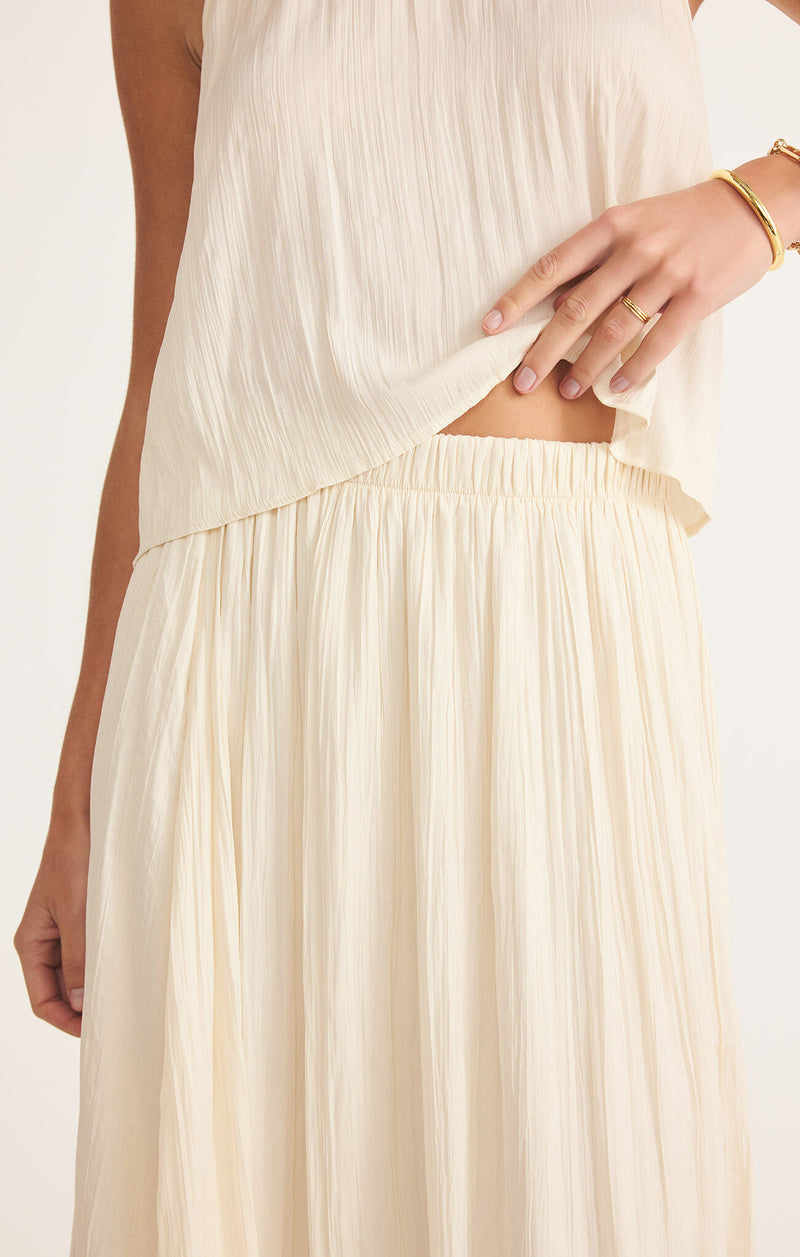 Nicoline Crinkle Midi Skirt