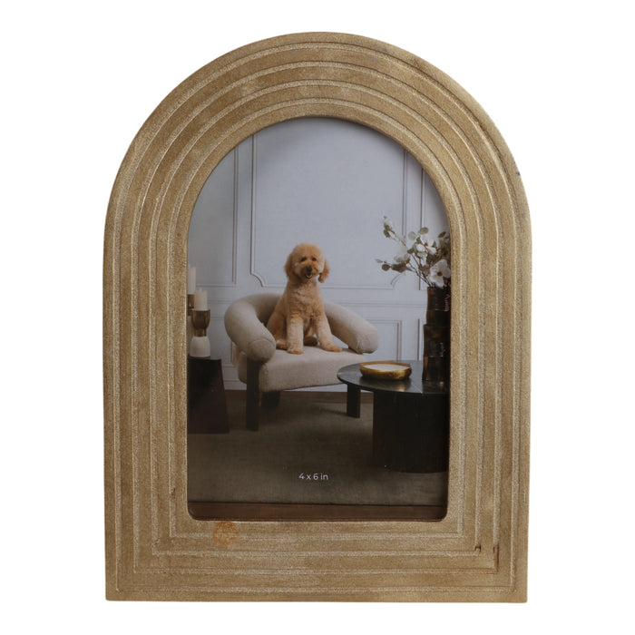 Gold Polyresin Timeless Arches Frame