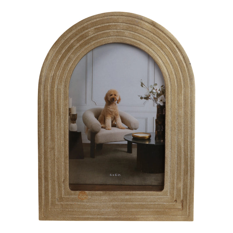Gold Polyresin Timeless Arches Frame