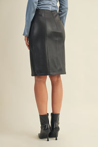 Seamed Pencil Skirt