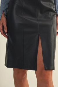 Seamed Pencil Skirt