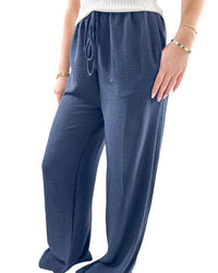 Serafina Drawstring Blue Pant