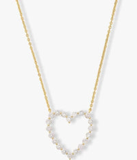 She's an Icon Heart Necklace Gold