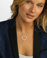 She's an Icon Heart Necklace Gold