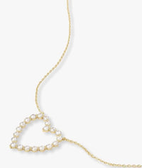 She's an Icon Heart Necklace Gold