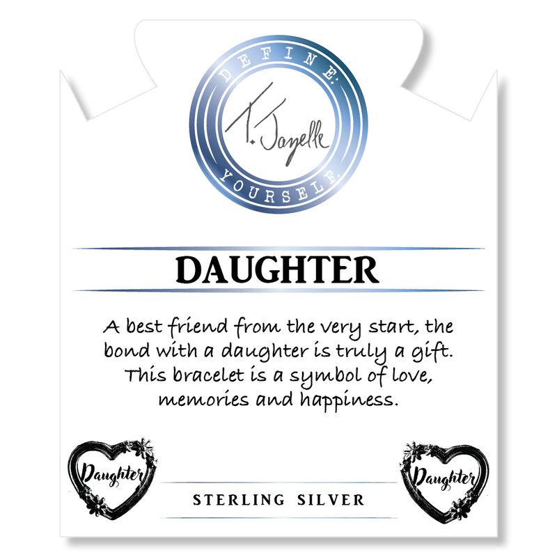 Daughter Heart Storm Agate Bracelet