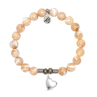 Tan Shells Beaded Bracelet
