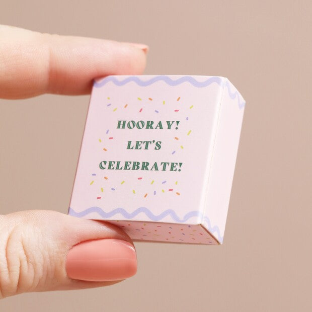 Tiny Matchbox Ceramic Token | Champagne