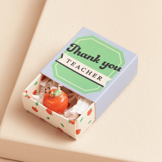 Tiny Matchbox Ceramic Token | Thank You Teacher