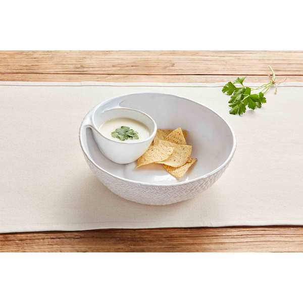 Stoneware Chip and Dip