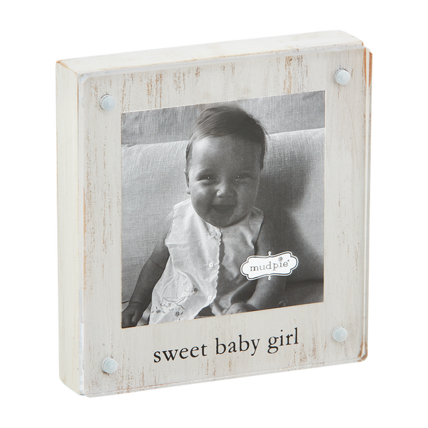 Small Girl Wood Acrylic Frame