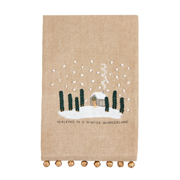 Christmas House Towel