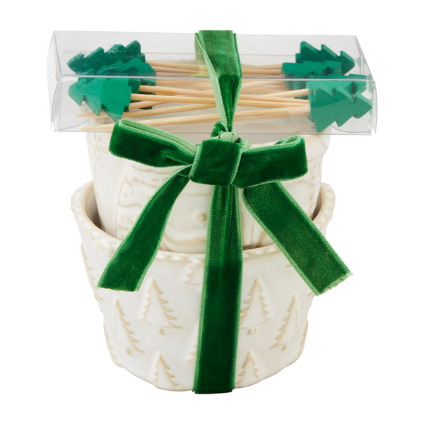 White Tree Christmas Tidbit Set