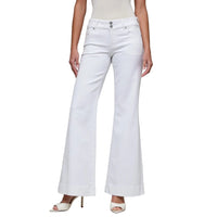 White Low Rise Flare