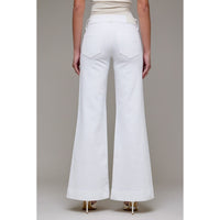 White Low Rise Flare