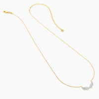 Wing It Gold Pendant Necklace